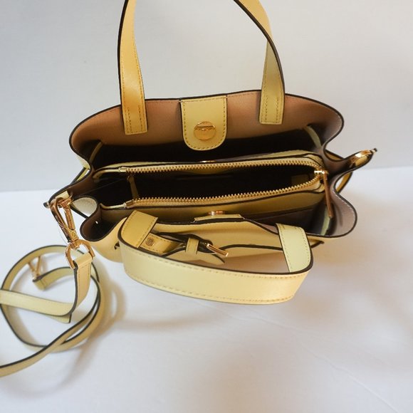 Michael Kors Emilia S Messenger Bag ButterCup - Picture 9 of 12